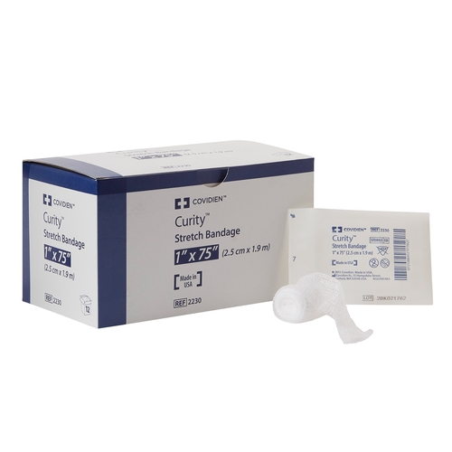 MON188585EA - Cardinal Health - Cardinal Health Elastic Bandage Conform Cotton / Polyester 1" x 75" Sterile