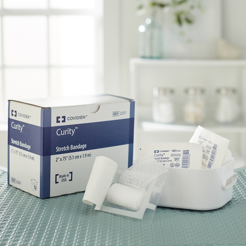 MON188586CS - Cardinal Health - Cardinal Health Elastic Bandage Conform Cotton / Polyester 2" x 75" Sterile, 96 EA/CS
