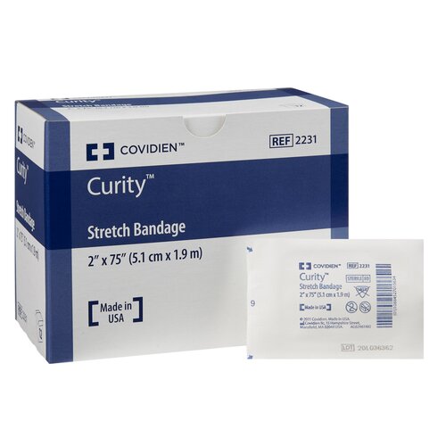 MON188586CS - Cardinal Health - Cardinal Health Elastic Bandage Conform Cotton / Polyester 2" x 75" Sterile, 96 EA/CS