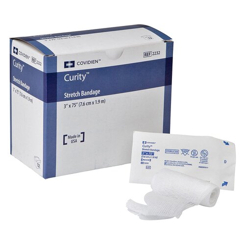 MON188587CS - Cardinal Health - Cardinal Health Elastic Bandage Conform Cotton / Polyester 3" x 75" Sterile, 96 EA/CS