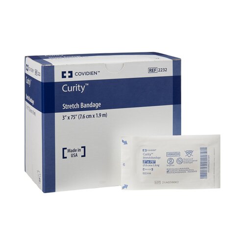 MON188587CS - Cardinal Health - Cardinal Health Elastic Bandage Conform Cotton / Polyester 3" x 75" Sterile, 96 EA/CS