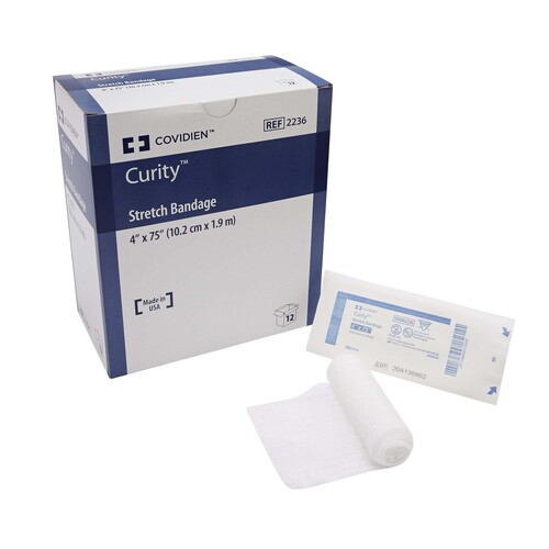 MON188588CS - Cardinal Health - Cardinal Health Elastic Bandage Conform Cotton / Polyester 4" x 75" Sterile, 96 EA/CS