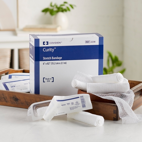 MON188589CS - Cardinal Health - Cardinal Health Elastic Bandage Conform Cotton / Polyester 6" x 82" Sterile, 48 EA/CS