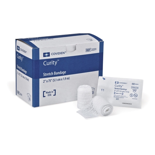 MON188590CS - Cardinal Health - Cardinal Health Elastic Bandage Conform Cotton / Polyester 2" x 75" NonSterile, 96 EA/CS