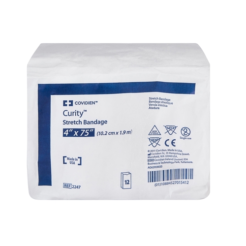 MON188592CS - Cardinal Health - Cardinal Health Elastic Bandage Conform Cotton / Polyester 4" x 75" NonSterile, 96 EA/CS