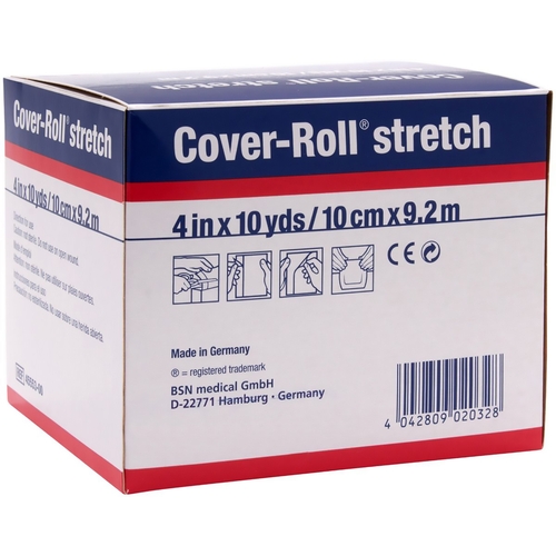 MON191704CS - BSN Medical - BSN Medical Compression Bandage Cover-Roll Stretch Polyester 4" x 10 Yard NonSterile, 12 EA/CS