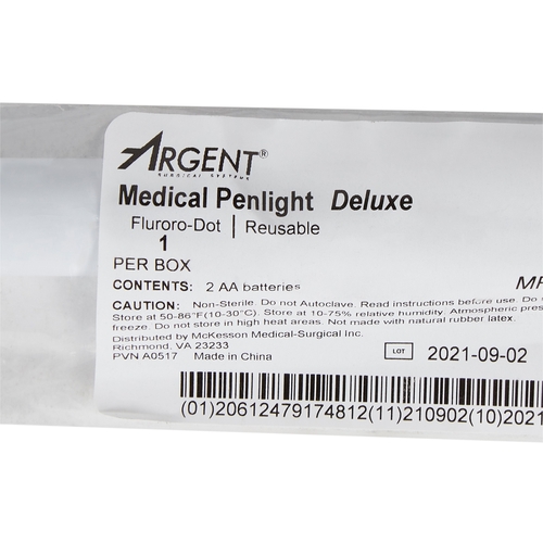 MON192537EA - McKesson - Penlight Cobalt Blue Light 7 Inch Reusable, 1/EA