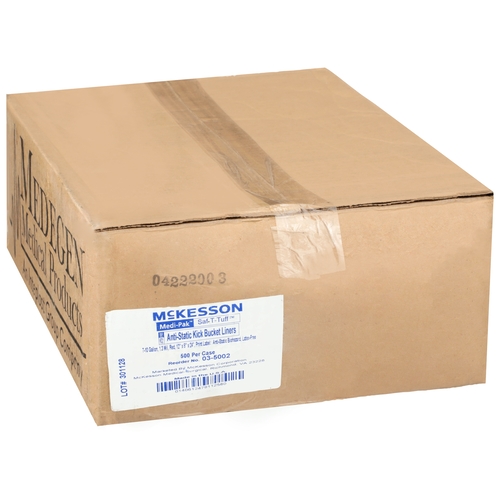 MON194671CS - McKesson - Kick Bucket Liner 7 - 10 gal. Red Bag 8 x 12 x 24&quot;, 500 EA/CS