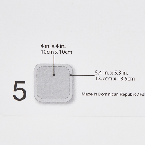 MON197304BX - Convatec - Hydrocolloid Dressing DuoDERM&reg; CGF&trade; Border 4" X 4" Square, 5EA/BX