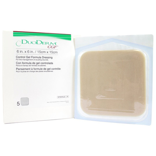 MON198899BX - Convatec - Hydrocolloid Dressing DuoDERM&reg; CGF&trade; Border 4" X 5" Triangle, 5EA/BX