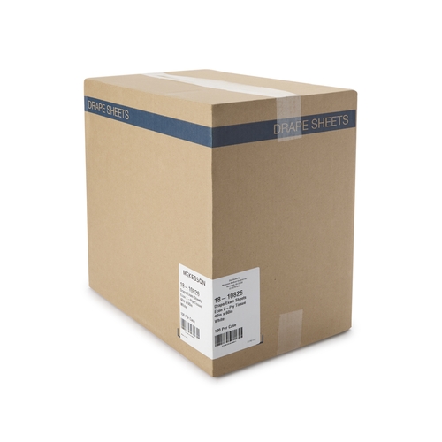 MON201056CS - McKesson - McKesson General Purpose Drape Physical Exam Drape 40 W X 60 L Inch NonSterile, 100/CS