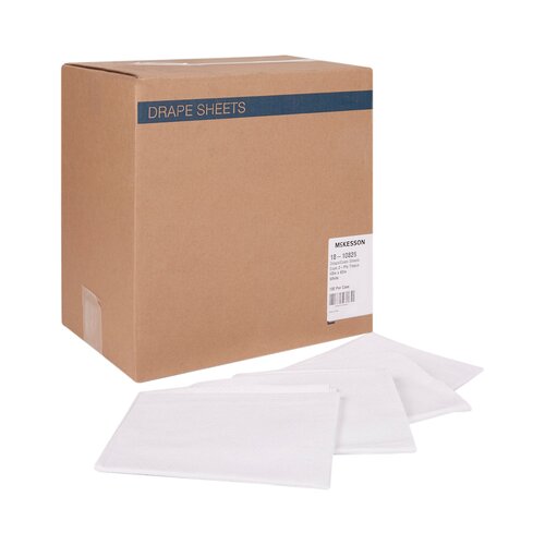 MON201056CS - McKesson - McKesson General Purpose Drape Physical Exam Drape 40 W X 60 L Inch NonSterile, 100/CS