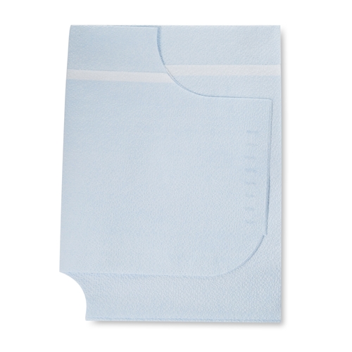 MON201064CS - McKesson - Exam Cape Blue Front / Back Opening Without Closure Unisex, 100/CS