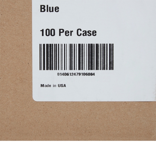 MON201064CS - McKesson - Exam Cape Blue Front / Back Opening Without Closure Unisex, 100/CS