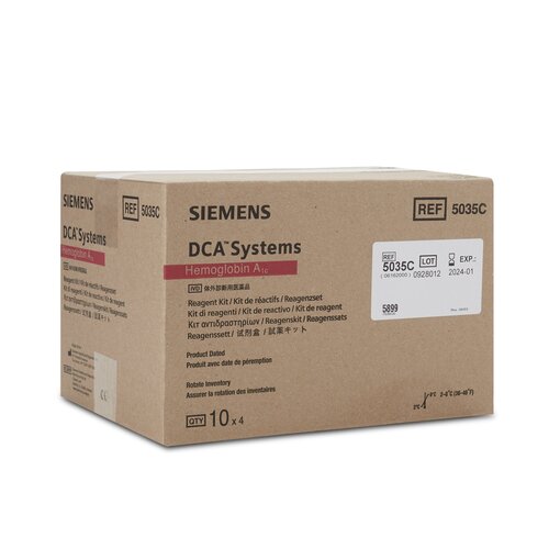 MON213834KT - Siemens - Reagent Test Kit DCA&reg; Systems HbA1C Whole Blood Sample CLIA Waived 10 Tests