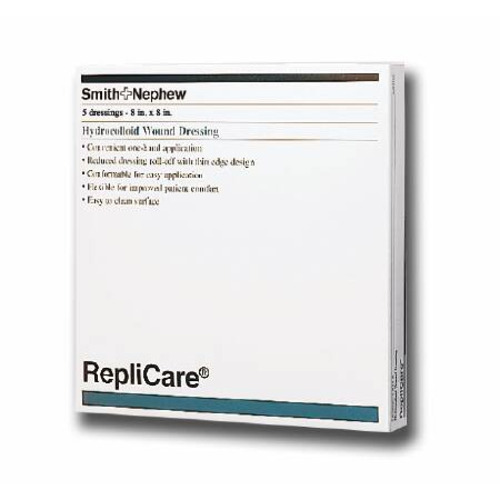 MON215977CS - Smith & Nephew - Hydrocolloid Dressing Replicare 8 X 8 Inch Square Sterile