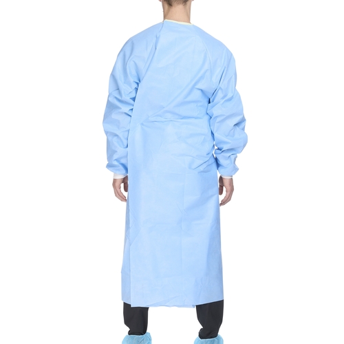 MON224749CS - Halyard - Halyard Non-Reinforced Surgical Gown with Towel ULTRA 2X-Large Blue Sterile AAMI Level 3 Disposable, 28/CS