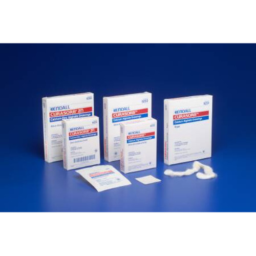 MON227933CS - Cardinal Health - Calcium Alginate Dressing Curasorb 2" x 2" Square Calcium Alginate Sterile, 10EA/BX 10BX/CS
