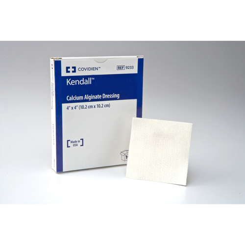 MON227938CS - Cardinal Health - Cardinal Health Calcium Alginate Dressing Curasorb 4" x 4" Square Calcium Alginate Sterile, 10EA/BX 5BX/CS