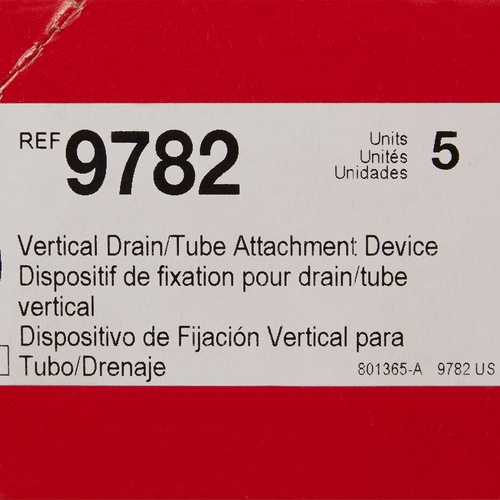 MON236416BX - Hollister - Vertical Drain/Tube Attachment Device, 5EA/BX