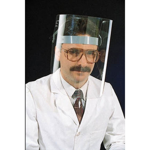 MON245483EA - Fisher Scientific - Wraparound Face Shield Nalgene One Size Fits Most Full Length Impact Resistant Disposable NonSterile, 1/EA