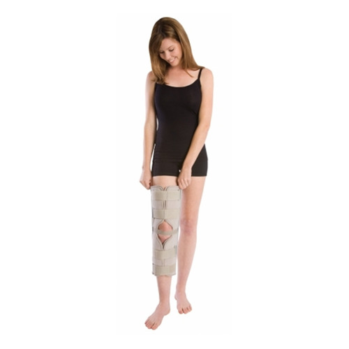 MON258878EA - DJO - NonHinged Knee Immobilizer PROCARE&reg; Universal Hook and Loop Closure 16 Inch Length