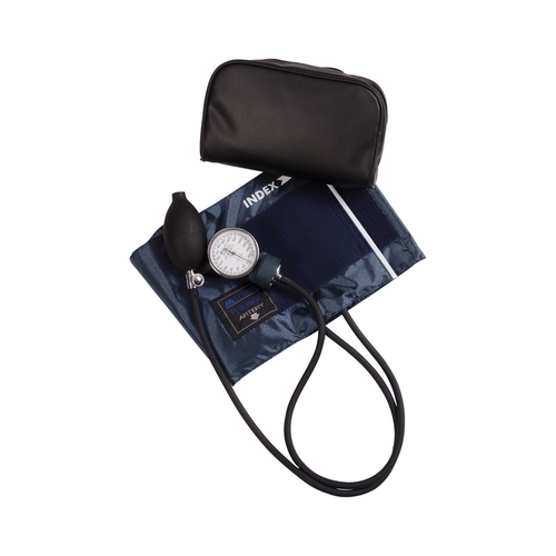 MON268593EA - Mabis Healthcare - Aneroid Sphygmomanometer Precision 2-Tube Large Adult Arm