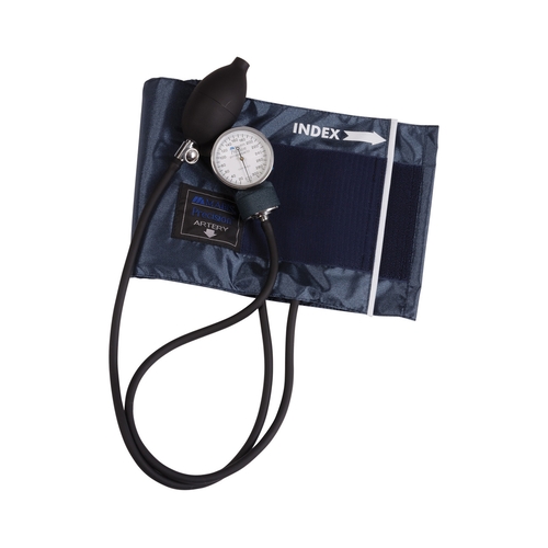 MON268593EA - Mabis Healthcare - Aneroid Sphygmomanometer Precision 2-Tube Large Adult Arm
