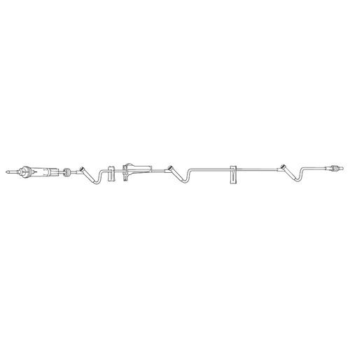 MON273150CS - Baxter - Administration Set 60 Drops / mL Drip Rate 106" Tubing 3 Ports, 48/CS