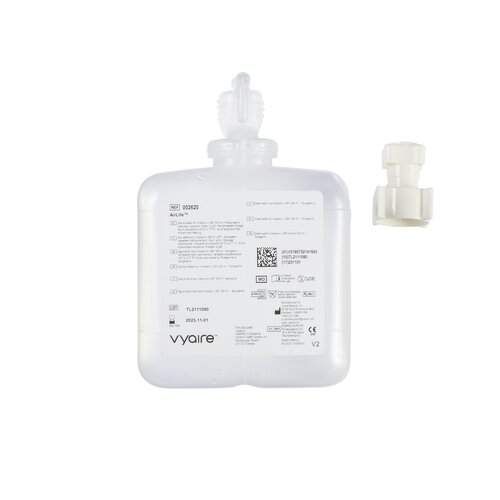 MON288711CS - Vyaire Medical - Vyaire Medical Prefilled Humidifier with Adapter AirLife 500 mL, 12EA/CS