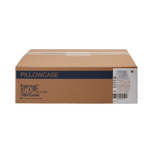 MON297228CS - McKesson - Pillowcase Standard White Disposable, 100/CS