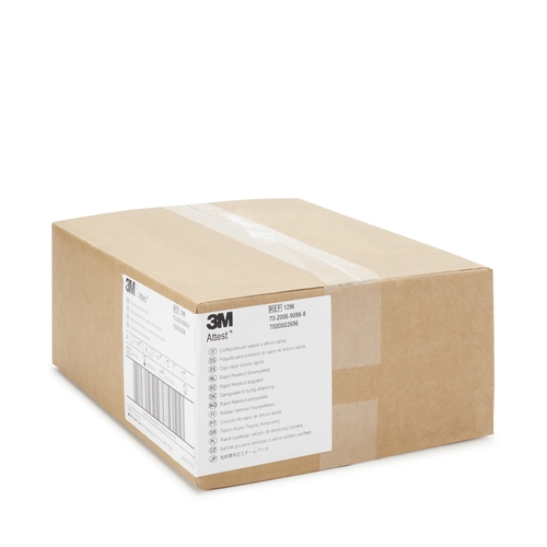 MON310144CS - 3M - Attest Rapid Readout Sterilization Biological Indicator Pack Steam, 25/CS