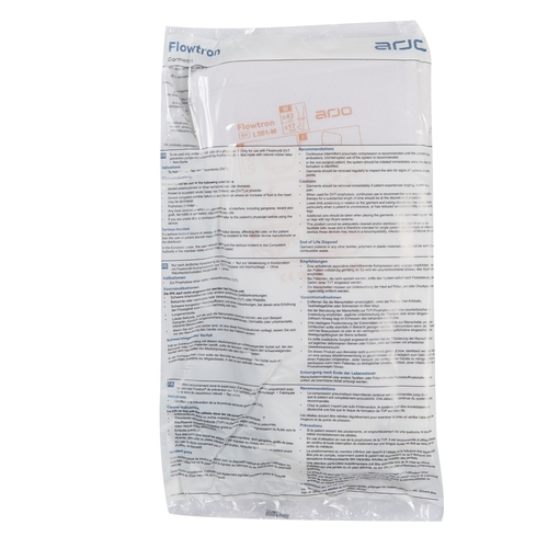 MON312741CS - Arjo - DVT Compression Therapy Garment Adjustable Flowtron Calf Standard, 10/CS