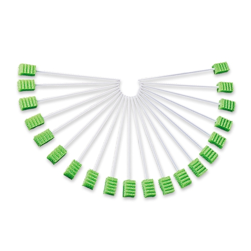 MON318095EA - Sage Products - Sage Products Oral Swabstick Toothette Plus Foam Tip Untreated, 1/EA