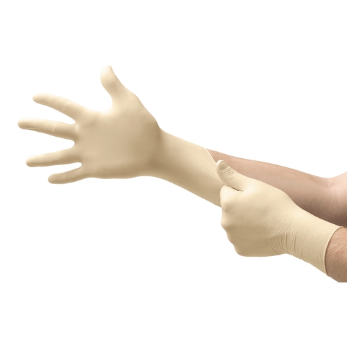 MON321825CS - Microflex Medical - Exam Glove Evolution One Medium NonSterile Latex Standard Cuff Length Fully Textured White Not Rated, 1000/CS