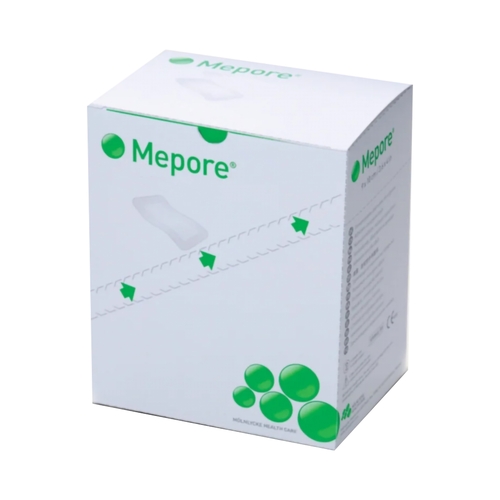 MON324385CS - Molnlycke Healthcare - Molnlycke Healthcare Adhesive Dressing Mepore 3.6" x 6" Viscose Nonwoven Coated with a Polymer Layer Rectangle White Sterile, 400 EA/CS