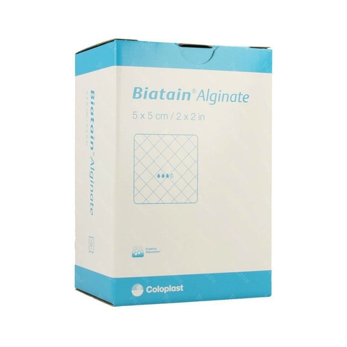 MON327613BX - Coloplast - Coloplast Calcium Alginate Dressing Seasorb Soft 2" x 2" Square Calcium Alginate / Carboxylmethylcellulose (CMC) Sterile, 30 EA/BX