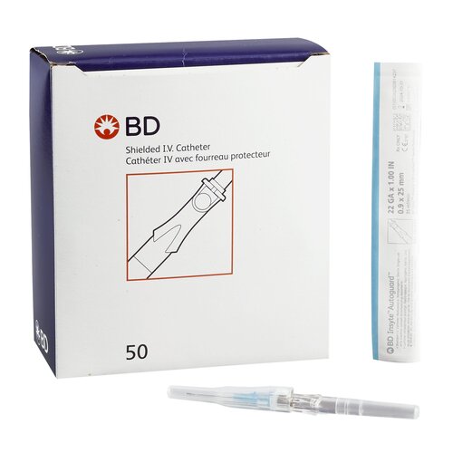 MON330000EA - BD - BD Peripheral IV Catheter Insyte-N&reg; 22 Gauge 1" Retracting Needle