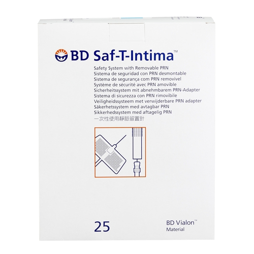 MON330109EA - BD - BD Peripheral Catheter System Saf-T-Intima&reg; 22 Gauge 3/4" Retracting Needle