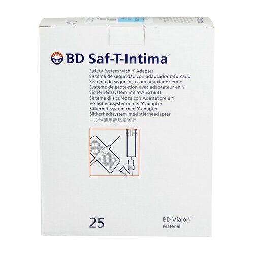 MON330110EA - BD - BD Closed IV Catheter Saf-T-Intima&reg; 22 Gauge 3/4" Retracting Needle