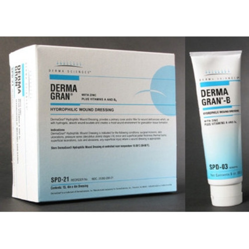 MON336037CS - Derma Sciences - Hydrogel Dressing Dermagran 8" x 4" Sterile, 60EA/CS
