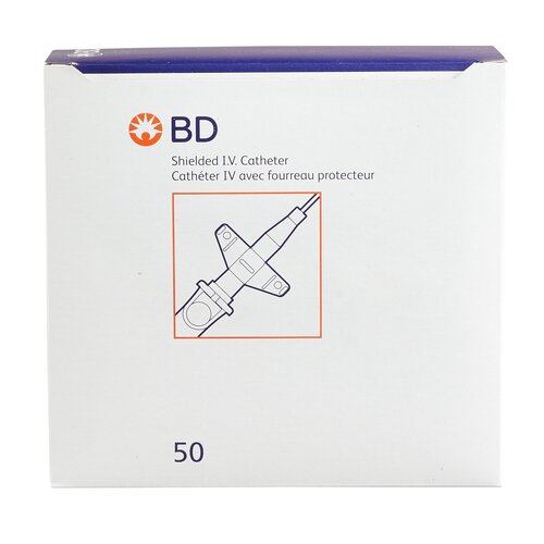 MON345967EA - BD - BD Peripheral IV Catheter Insyte-N&reg; 24 Gauge 3/4" Retracting Needle