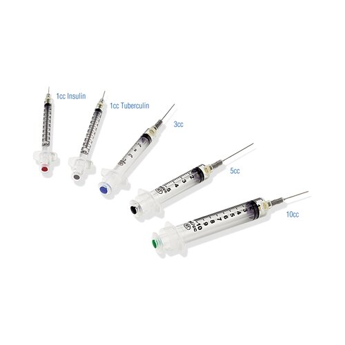 MON348833EA - Retractable Technologies - Retractable Technologies Syringe with Hypodermic Needle VanishPoint 3 mL 20 Gauge 1-1/2&quot; Attached Needle Retractable Needle, 1/EA
