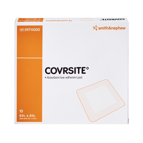 MON350591CS - Smith & Nephew - Smith & Nephew Composite Dressing Covrsite 6" x 6" NonSterile, 100 EA/CS