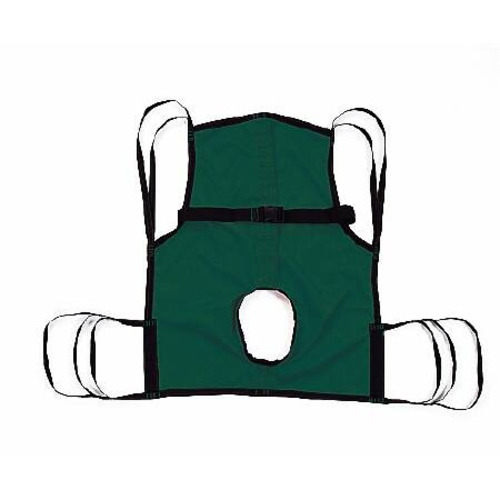 MON350718EA - Joerns Healthcare - Seat Commode Sling Hoyer&reg; 4-Point Without Head Support Chainless Large 350 lbs
