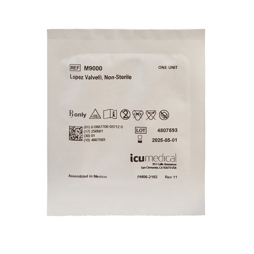 MON352700CS - ICU Medical - ICU Medical Enteral Feeding Valve Lopez, 50 EA/CS