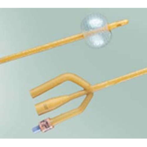 MON359905CS - Bard Medical - Foley Catheter Bardex&reg; I.C. 3-Way Standard Tip 5 cc Balloon 24 Fr. Latex