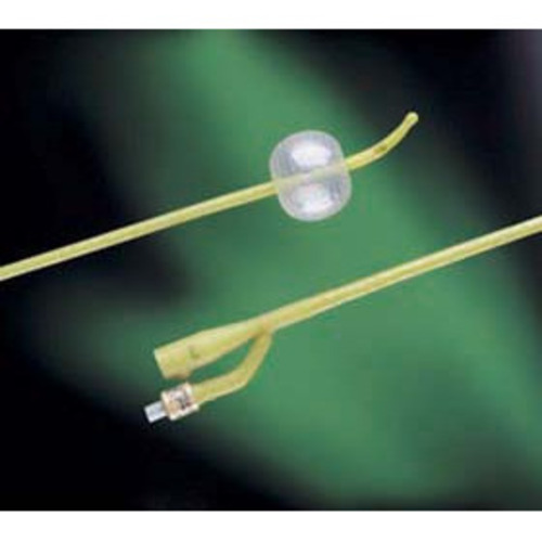 MON359909CS - Bard Medical - Bard Medical Foley Catheter Bardex I.C. 2-Way Coude Tip 5 cc Balloon 16 Fr. Silver Hydrogel Coated Latex, 12 EA/CS