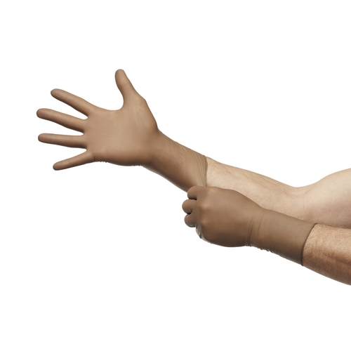 MON362178EA - Ansell - Ansell Surgical Glove ENCORE MicrOptic Size 7.5 Sterile Pair Latex Extended Cuff Length Smooth Brown Not Chemo Approved, 1/EA