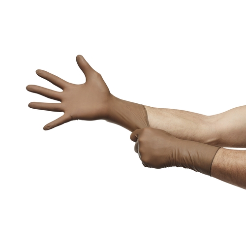 MON362179CS - Ansell - Ansell Surgical Glove ENCORE Latex Micro Size 8 Sterile Latex Standard Cuff Length Micro-Textured Brown Chemo Tested, 200 EA/CS